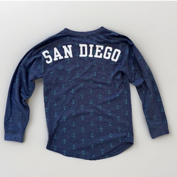 USS MIDWAY TUNIC TOP SHIRT WOMENS Sz S Navy Aircraft Carrier Anchors San Diego - Picture 2 of 5